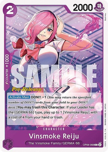 Vinsmoke Reiju OP06-068 [ Inglese / Giapponese / Francese / Cinese Semplificato ]