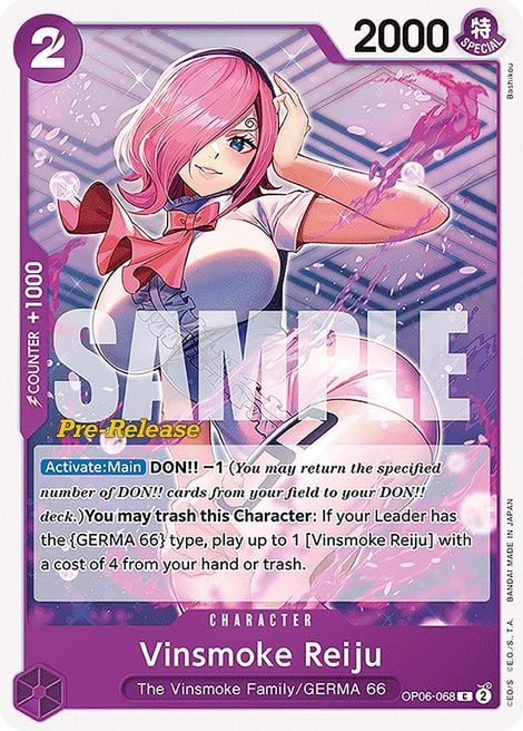 Vinsmoke Reiju OP06-068 [ Inglese / Giapponese / Francese / Cinese Semplificato ]