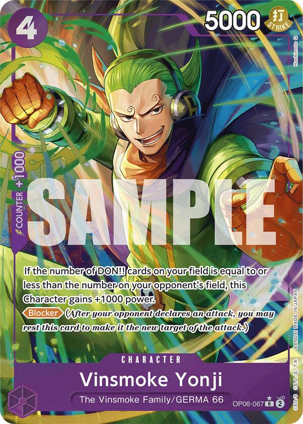Vinsmoke Yonji OP06-067 [ Inglese / Giapponese / Francese / Cinese Semplificato ]