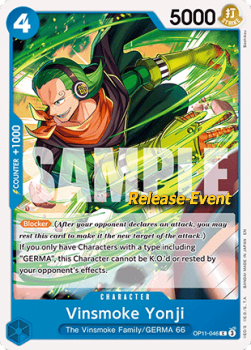 Vinsmoke Yonji OP11-046 [ Inglese / Giapponese / Francese / Cinese Semplificato ]