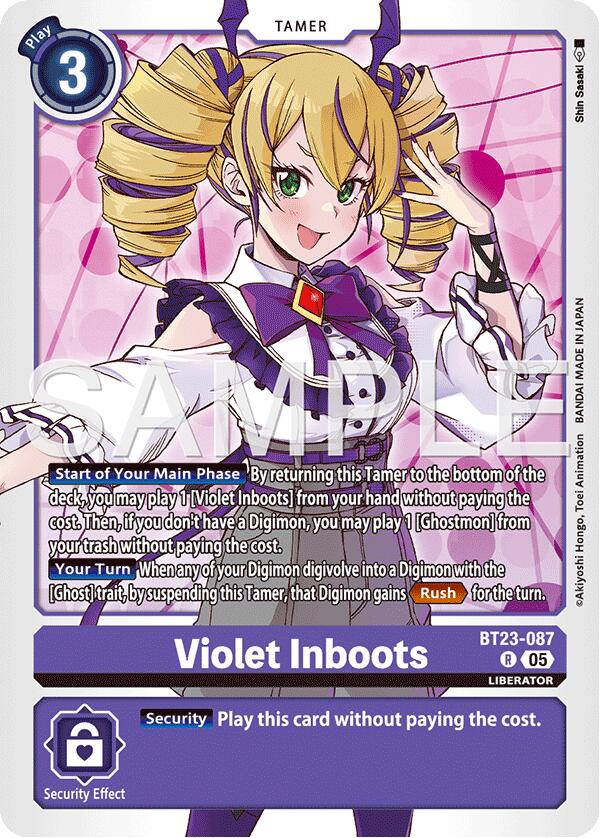 Violet Inboots BT23-087 [ Inglese / Giapponese ]