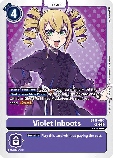Violet Inboots BT18-093 [ Inglese / Giapponese ]