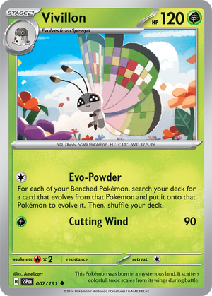 Vivillon - Scintille Folgoranti 007/191 [ Italiano ]