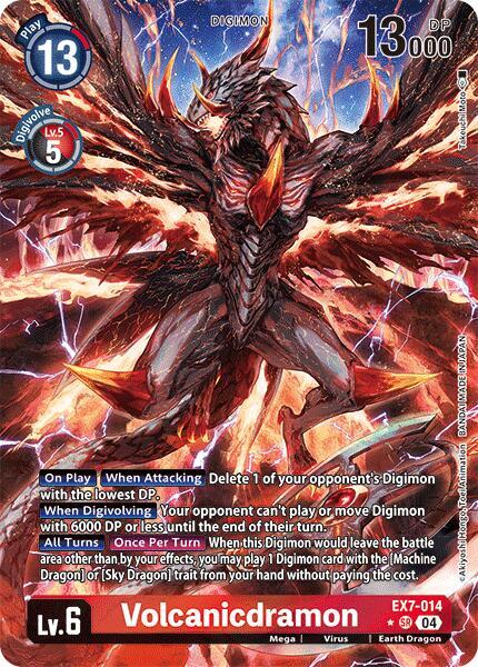 Volcanicdramon EX7-014 [ Inglese / Giapponese ]