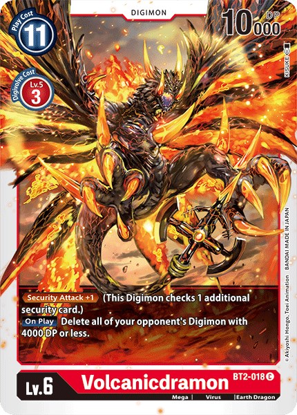 Volcanicdramon BT2-018 [ Inglese / Giapponese ]
