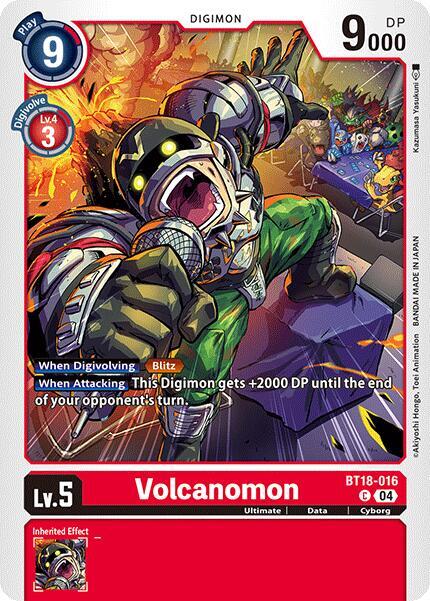 Volcanomon BT18-016 [ Inglese / Giapponese ]