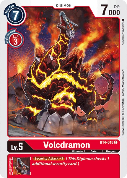 Volcdramon BT4-015 [ Inglese / Giapponese ]