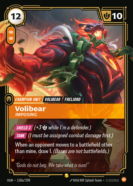 Volibear - Imposing (RARE) [ Inglese / Cinese Semplificato ]