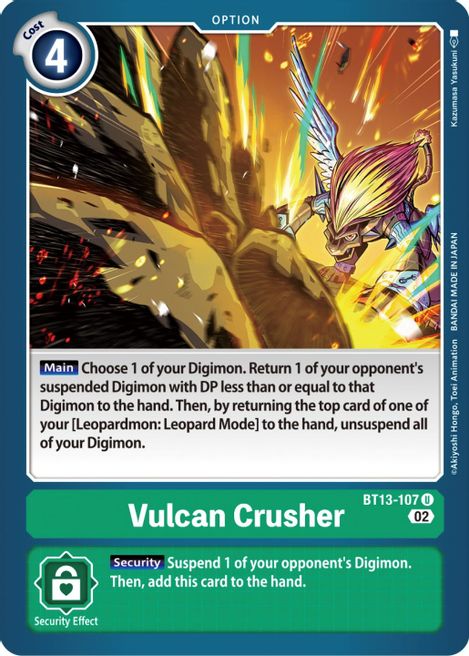 Vulcan Crusher BT13-107 [ Inglese / Giapponese ]