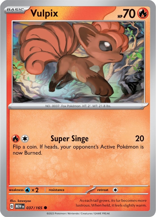 Vulpix - 151 037/165 [ Italiano / Inglese ]