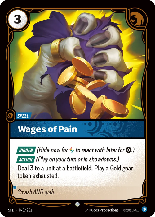 Wages of Pain (Common) [ Inglese / Cinese Semplificato ]