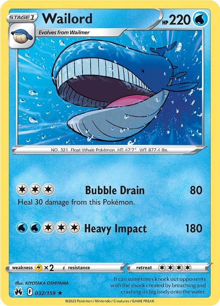 Wailord - Zenit Regale 032/159 [ Italiano / Inglese ]
