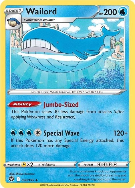 Wailord - Tempesta Argentata 038/195 [ Italiano ]