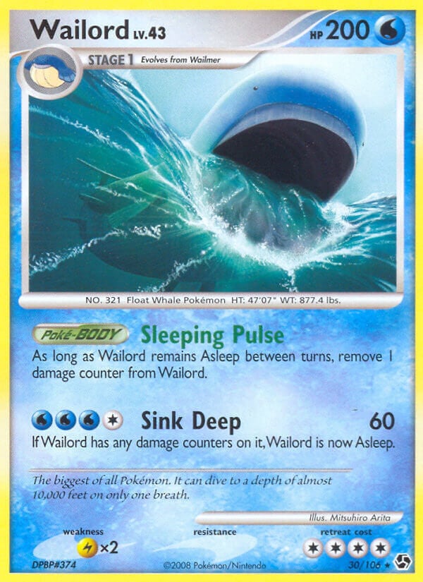 Wailord Lv.43 - Incontri Leggendari 030/106 [ Italiano / Inglese ]
