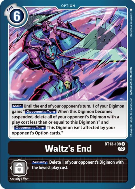 Waltz's End BT13-108 [ Inglese / Giapponese ]
