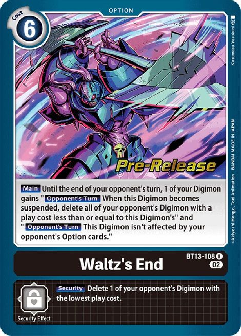 Waltz's End BT13-108 [ Inglese / Giapponese ]