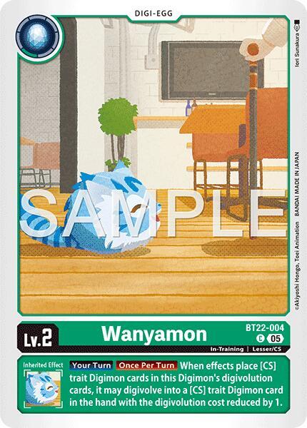 Wanyamon BT22-004 [ Inglese / Giapponese ]