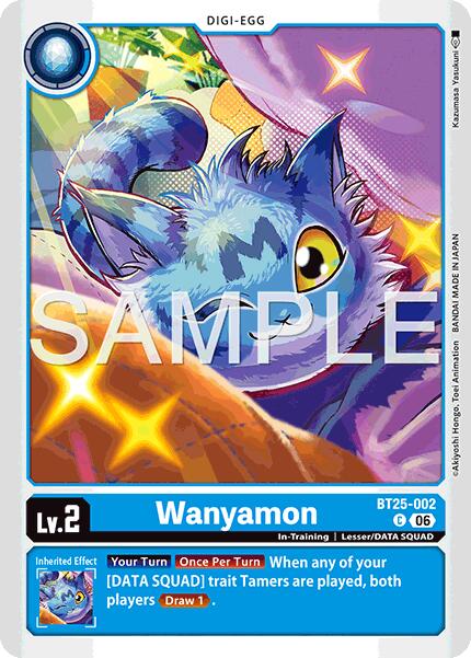 Wanyamon BT25-002 [ Inglese / Giapponese ]
