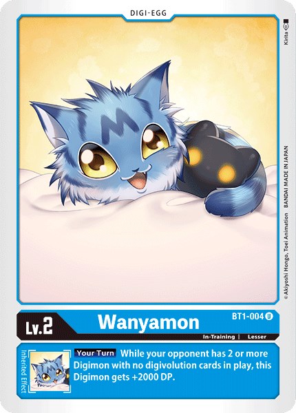 Wanyamon BT1-004 [ Inglese / Giapponese ]