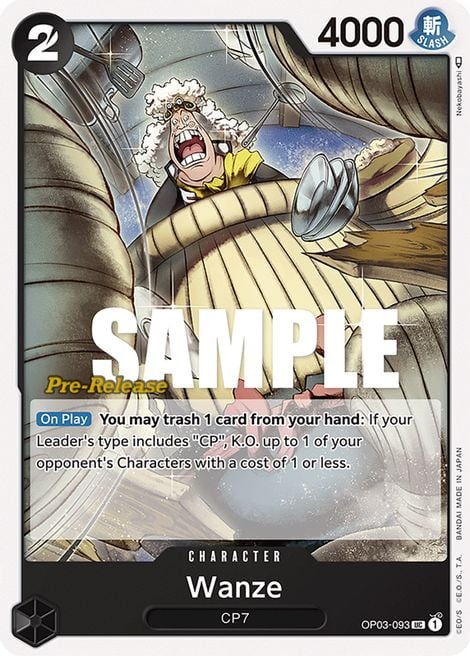 Wanze OP03-093 [ Inglese / Giapponese / Francese / Cinese Semplificato ]