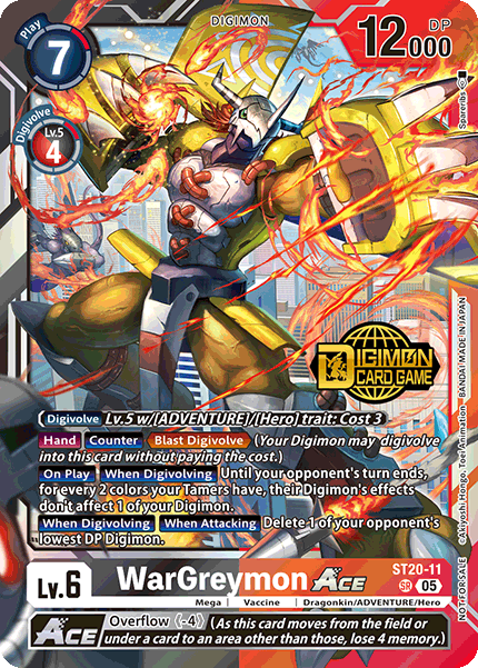 WarGreymon ACE ST20-11 [ Inglese / Giapponese ]