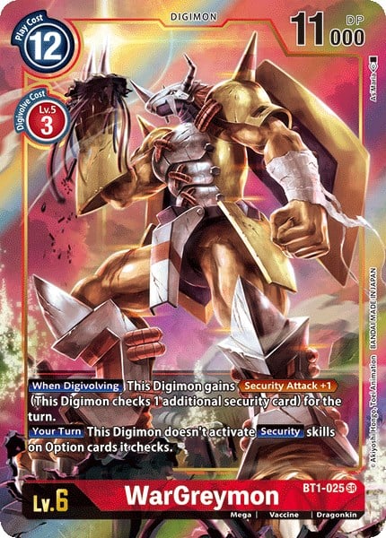 WarGreymon BT1-025 [ Inglese / Giapponese ]