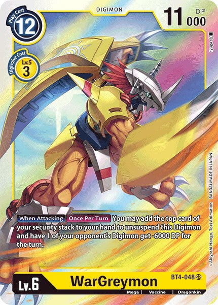 WarGreymon BT4-048 [ Inglese / Giapponese ]