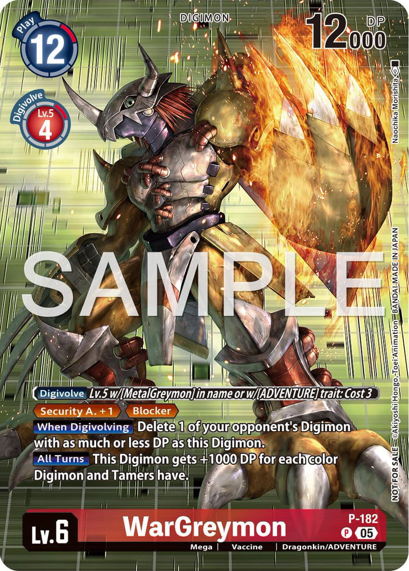 WarGreymon P-182 [ Inglese / Giapponese ]