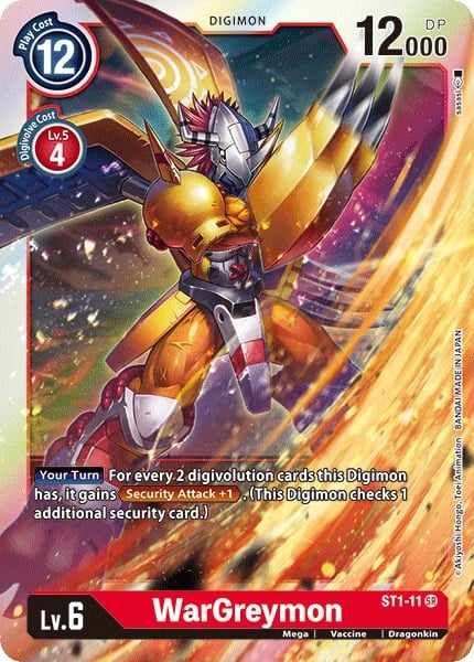 WarGreymon ST1-11 [ Inglese / Giapponese ]