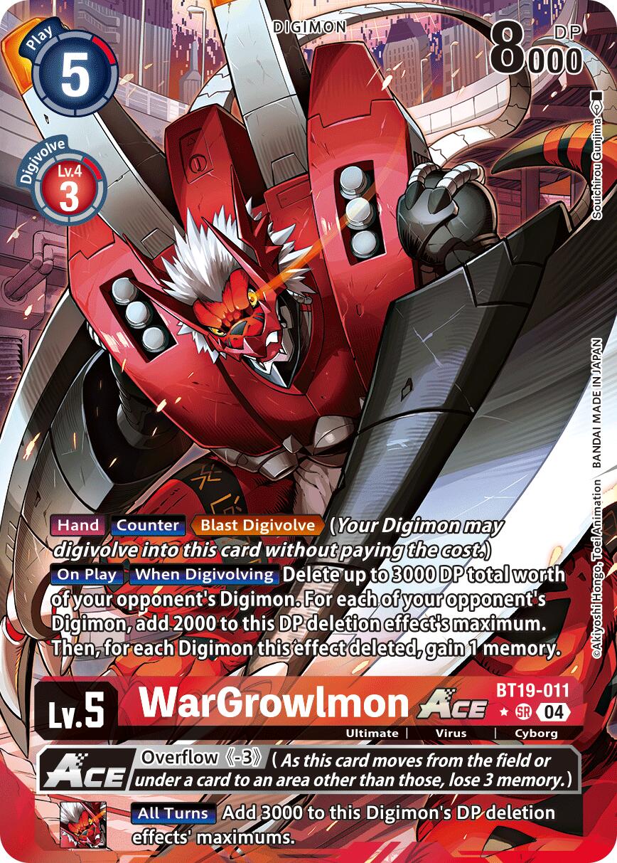 WarGrowlmon ACE BT19-011 [ Inglese / Giapponese ]
