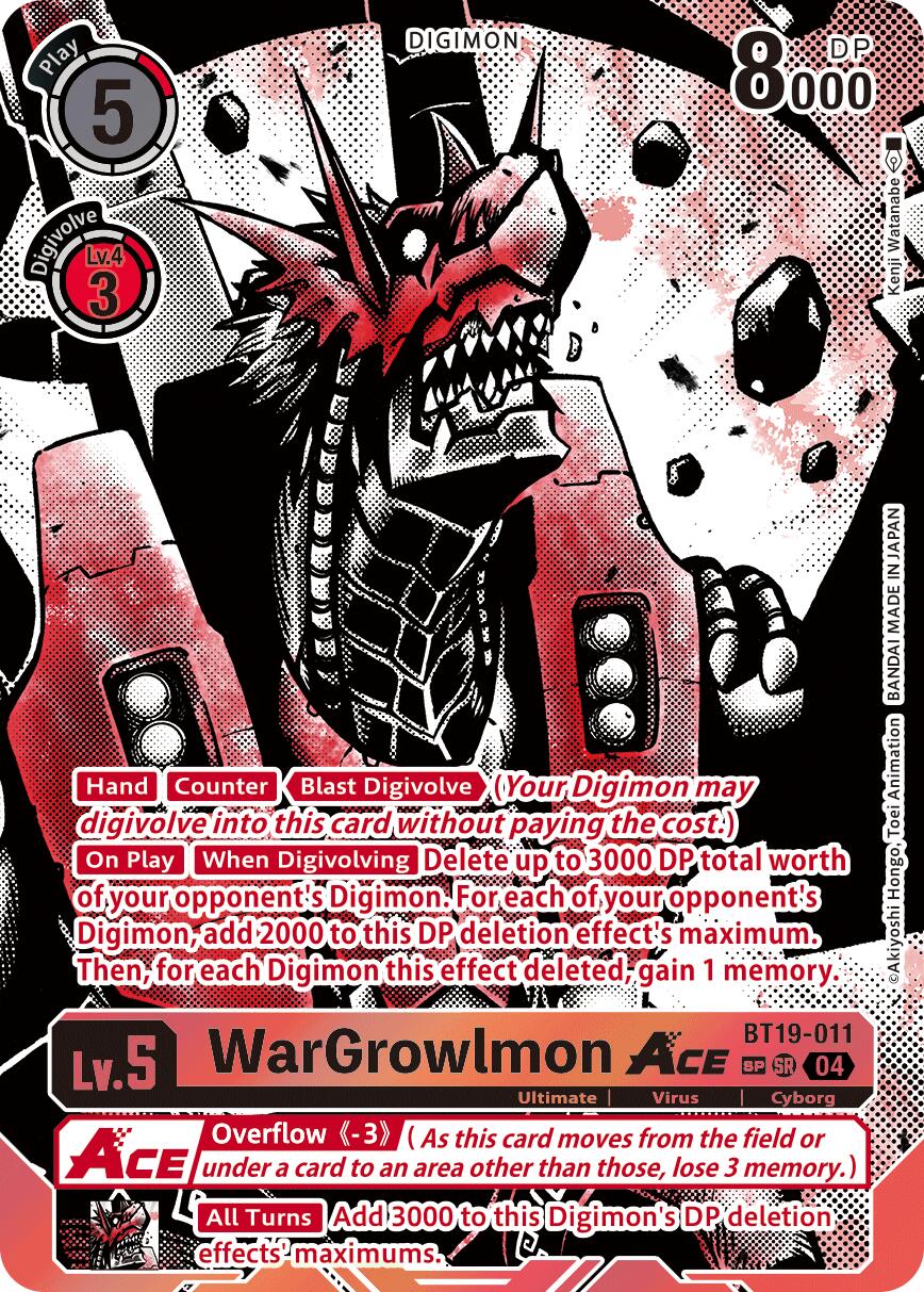 WarGrowlmon ACE BT19-011 [ Inglese / Giapponese ]