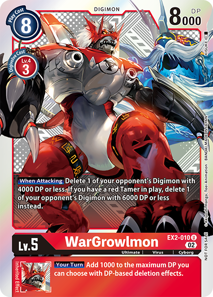 WarGrowlmon EX2-010 [ Inglese / Giapponese ]