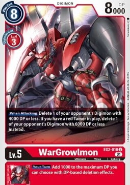 WarGrowlmon EX2-010 [ Inglese / Giapponese ]