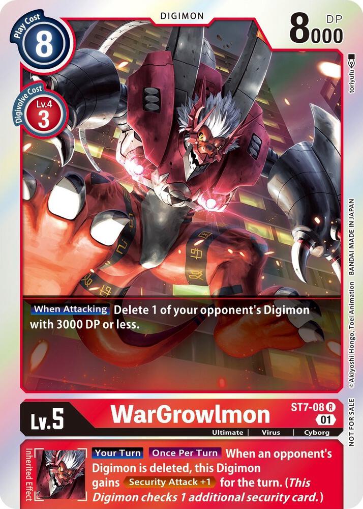 WarGrowlmon ST7-08 [ Inglese / Giapponese ]
