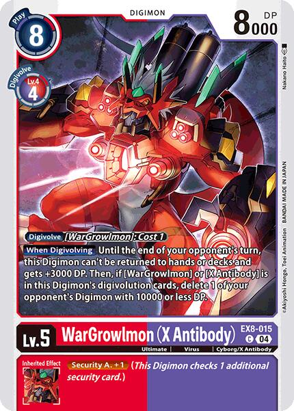 WarGrowlmon EX8-015 [ Inglese / Giapponese ]