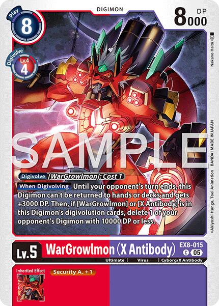 WarGrowlmon EX8-015 [ Inglese / Giapponese ]