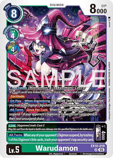 Warudamon EX10-019 [ Inglese / Giapponese ]