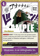 NM / Giapponese / COMMON - (Pre-Release Stamp) - OP-04: Kingdoms of Intrigue.