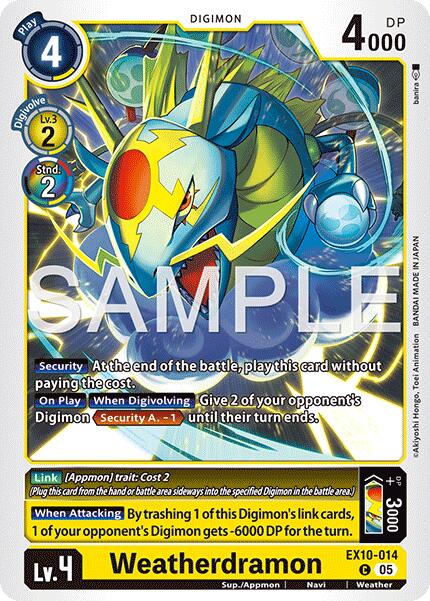 Weatherdramon EX10-014 [ Inglese / Giapponese ]