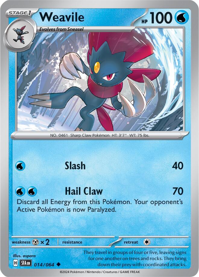 Weavile - Segreto Fiabesco 014/064 [ Italiano / Inglese ]
