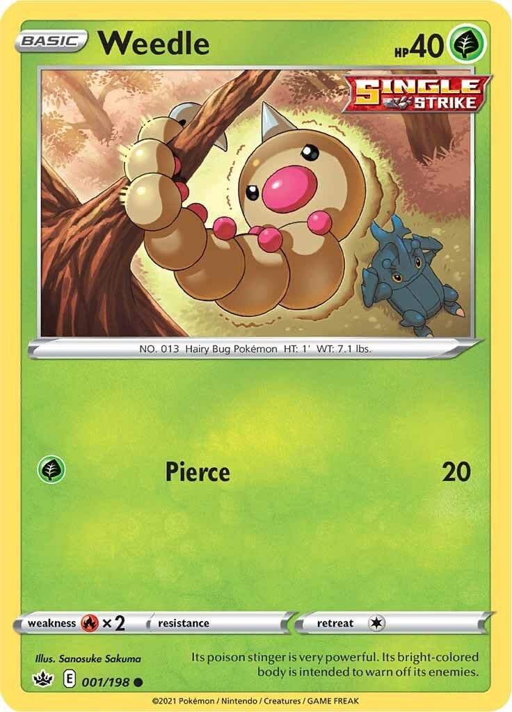 Weedle - Regno Glaciale 001/198 [ Italiano / Inglese ]