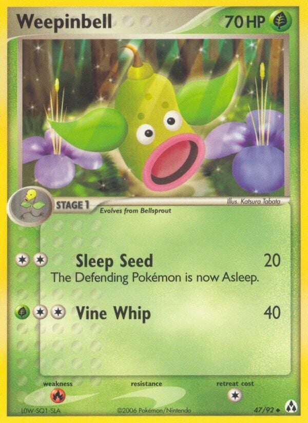 Weepinbell - EX La Leggenda di Mew 47/92 [ Italiano / Inglese ]