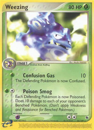 Weezing - EX Rubino & Zaffiro 24/109 [ Italiano / Inglese ]