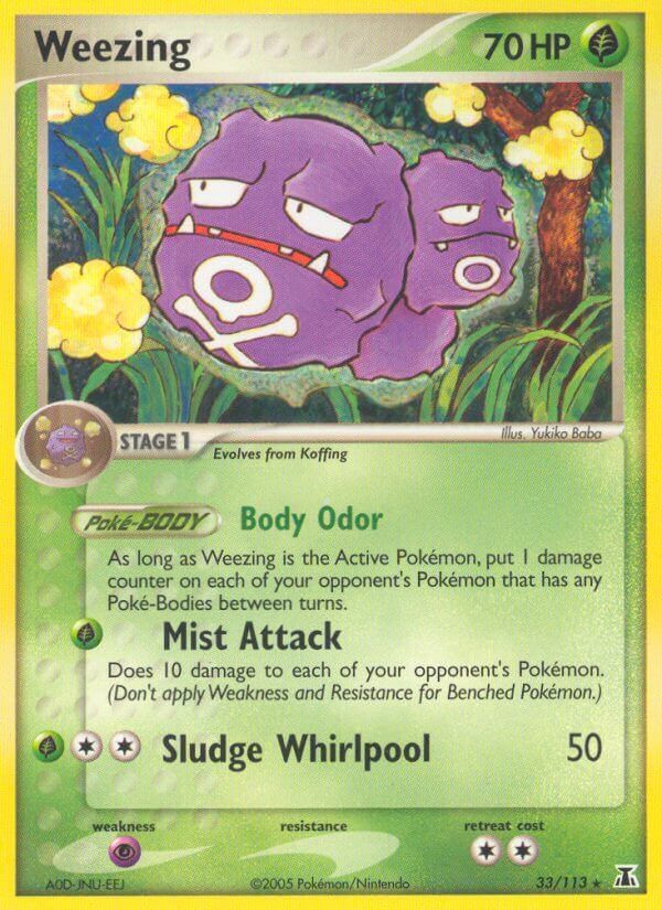 Weezing - EX Specie Delta 33/113 [ Italiano / Inglese ]