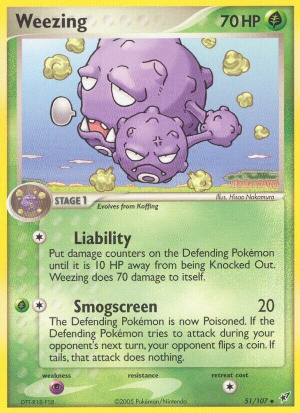 Weezing - EX Deoxys 51/107 [ Italiano / Inglese ]
