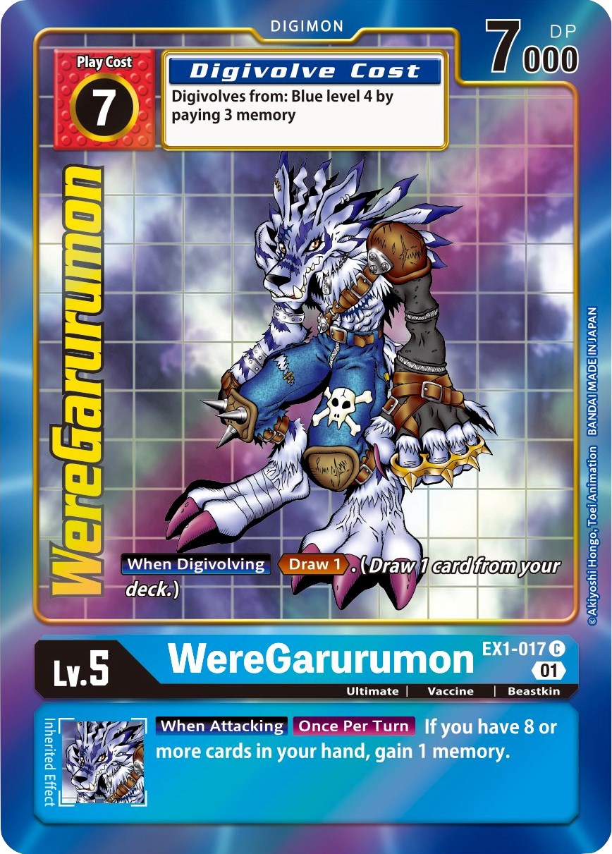 WereGarurumon EX1-017 [ Inglese / Giapponese ]