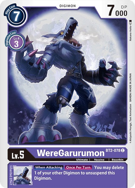 WereGarurumon BT2-078 [ Inglese / Giapponese ]