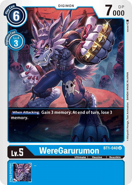 WereGarurumon BT1-040 [ Inglese / Giapponese ]