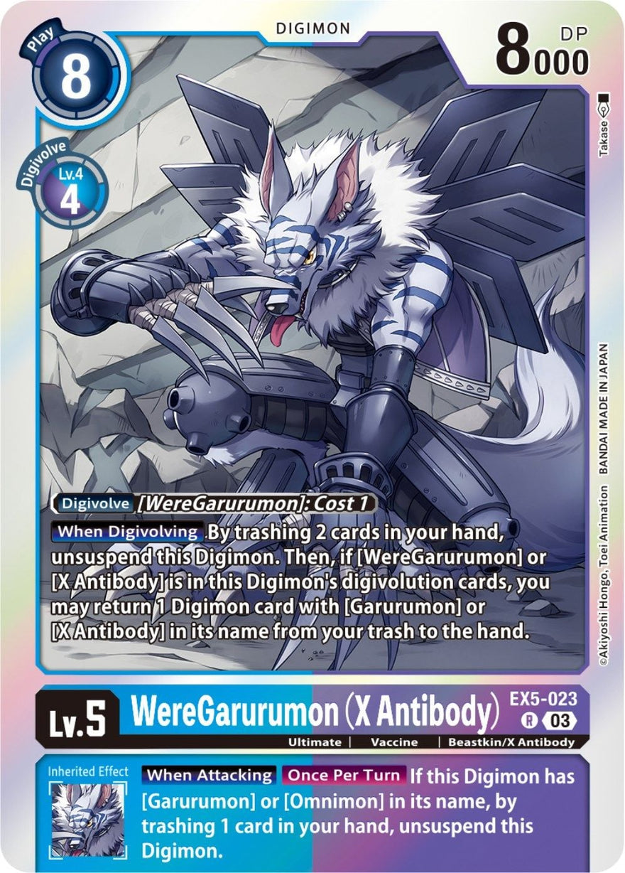 WereGarurumon EX5-023 [ Inglese / Giapponese ]
