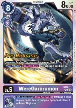 WereGarurumon ST16-11 [ Inglese / Giapponese ]